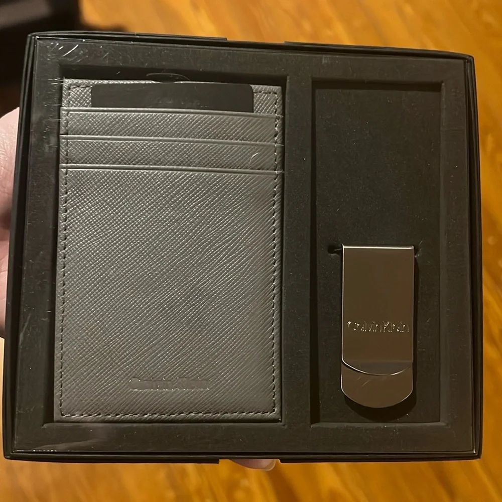 Gray Calvin Klein Money Clip